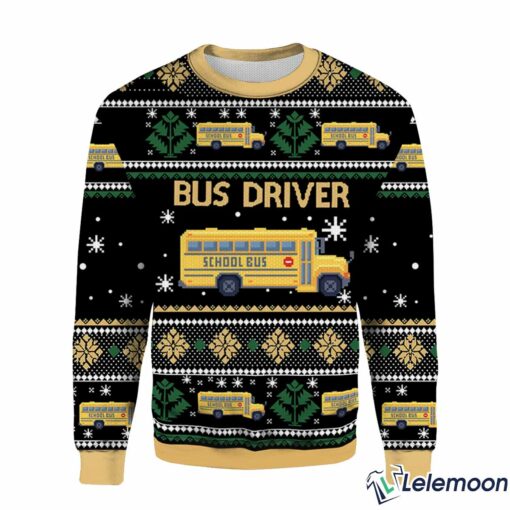 Bus Driver Ugly Christmas sweater $41.95
