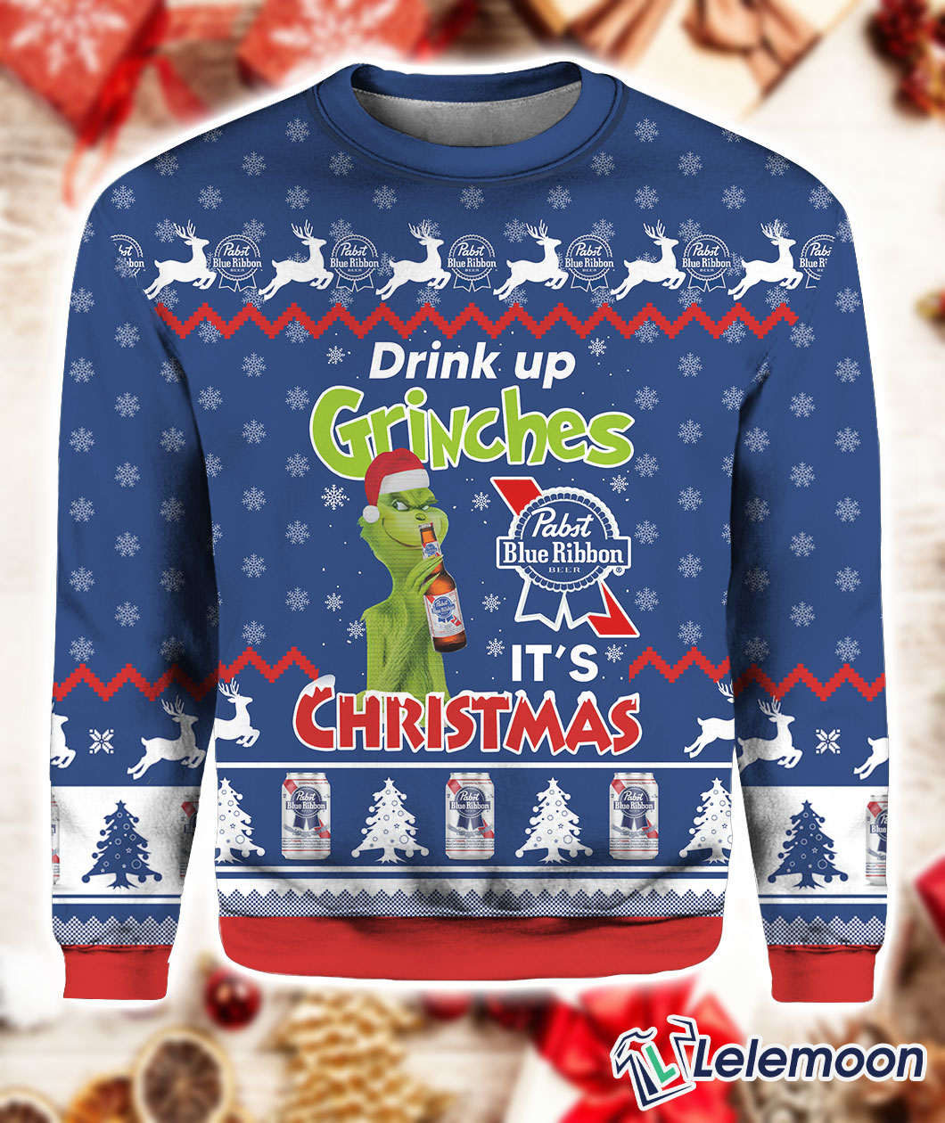 Grinch Christmas Sweater Meijer Meijer Ugly Christmas Sweater Ugly - Main Image