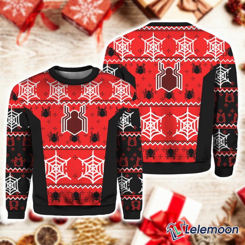 Spiderman Uniform Ugly Christmas Sweater Spiderman Uniform Ugly Christmas Sweater $41.95
