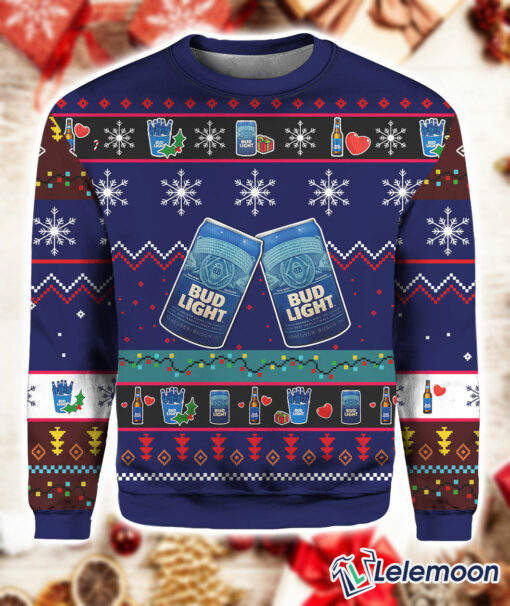 Bud Light ugly Christmas sweater $41.95