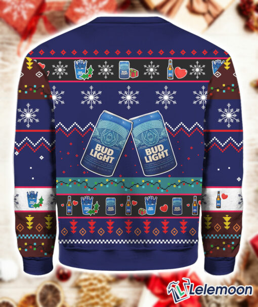Bud Light ugly Christmas sweater $41.95