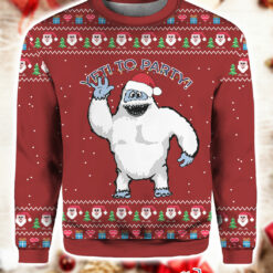 Abominable Snowman Yeti To Party Ugly sweater $41.95