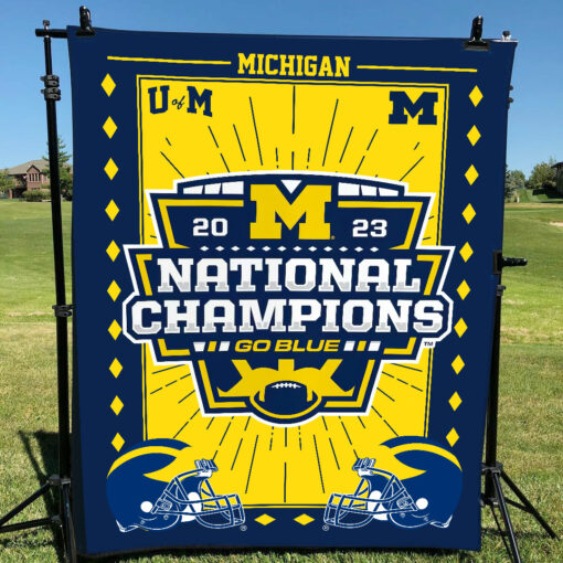Michigan National Champions Go Blue Blanket $45.95
