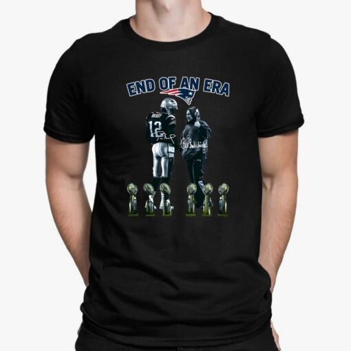 Patriot End Of Era Tom Brady And Bill Belichick Shirt $19.95
