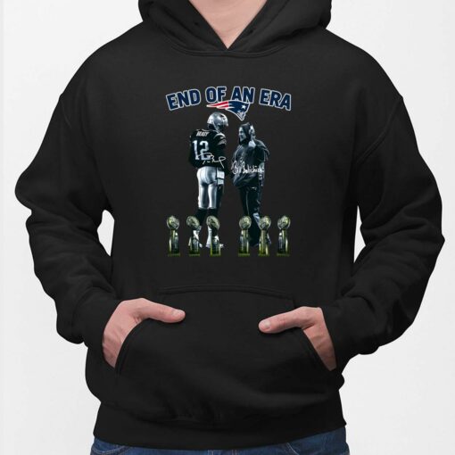 Patriot End Of Era Tom Brady And Bill Belichick Shirt $19.95