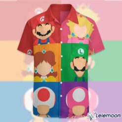 Hawaiian Mario Character Short Sleeve Shirt $36.95
