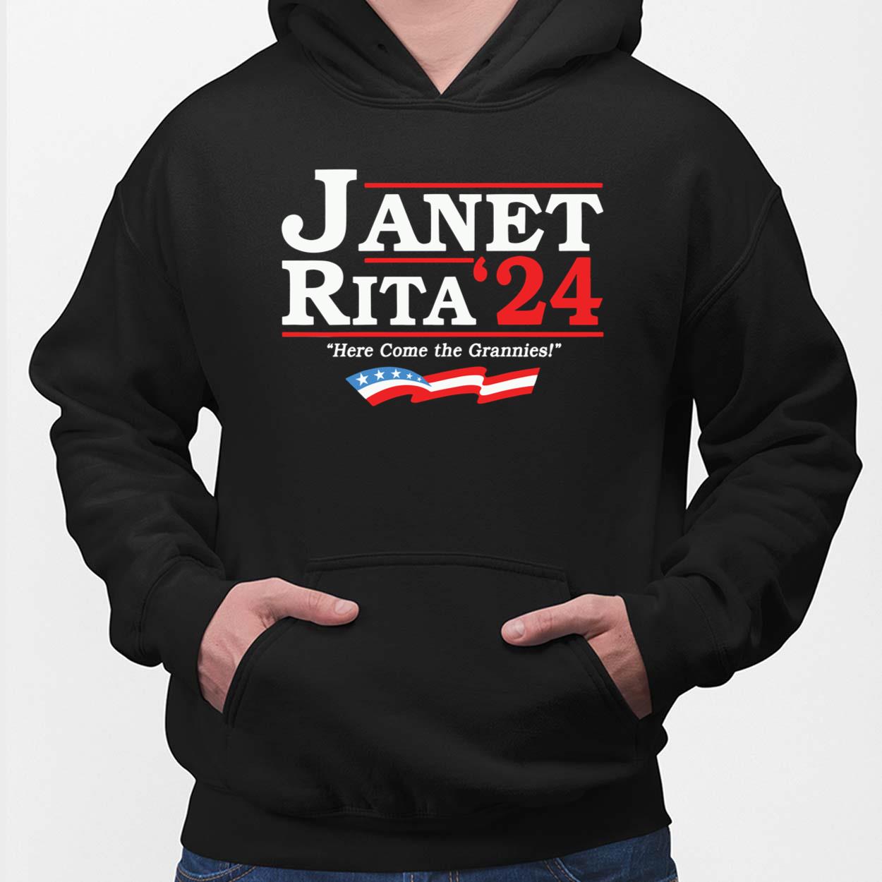 Rita 2024 Here Come The Grannies Shirt Lelemoon