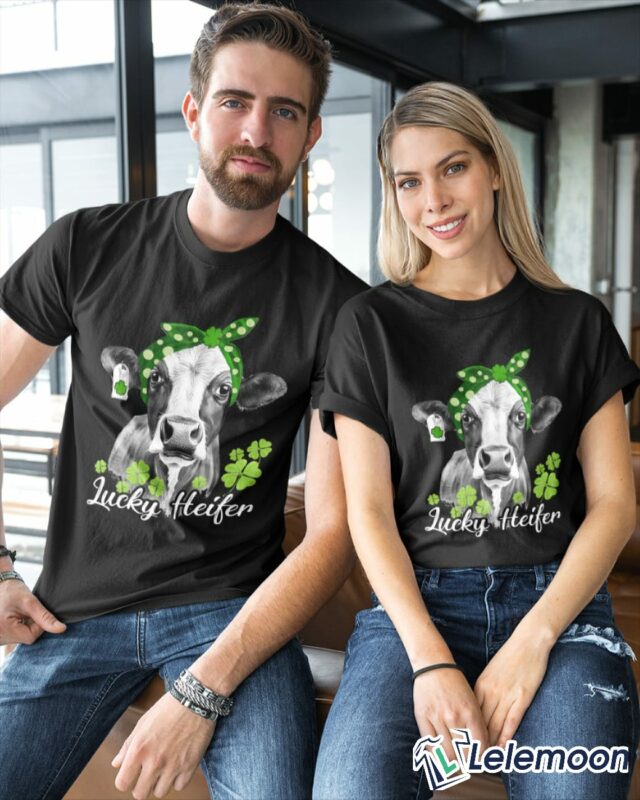 Lucky Heifer - St Patrick's Day Cow Classic T-Shirt $19.95