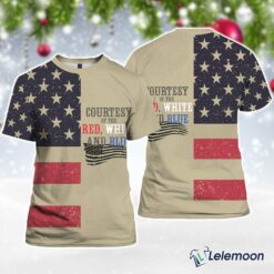 Courtesy of The Red White And Blue Print T-Shirt Print T-Shirt $30.95
