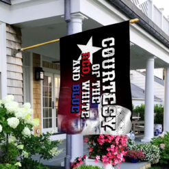 Courtesy Of The Red White And Blue Toby Keith Tribute Flag $30.95