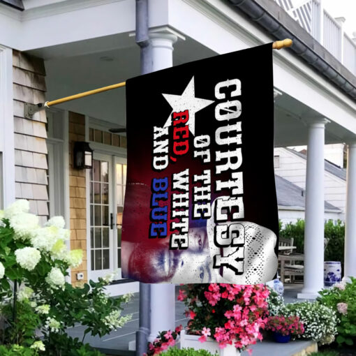 Courtesy Of The Red White And Blue Toby Keith Tribute Flag $30.95