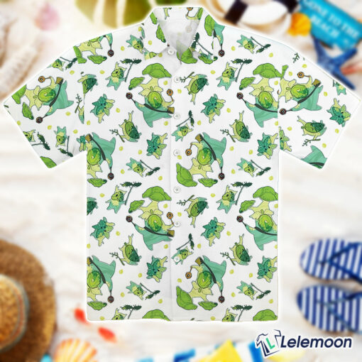 Legend Of Zelda Korok Summer Hawaiian Shirt $36.95