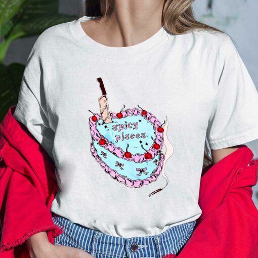 Olivia Rodrigo Spicy Pisces Birthday Cake Shirt $19.95