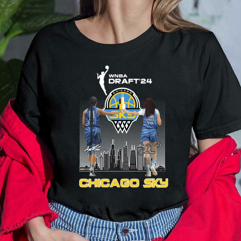 Angel Reese And Kamilla Cardoso Chicago Sky Shirt Angel Reese And Kamilla Cardoso Chicago Sky Shirt $19.95