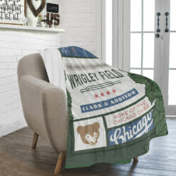 Cubs Wrigley Field Fleece Blanket Giveaway 2024