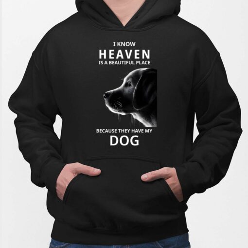 Keanu Reeves I Know Heaven Is A Beautiful Place Because They Have My Dog Shirt $19.95