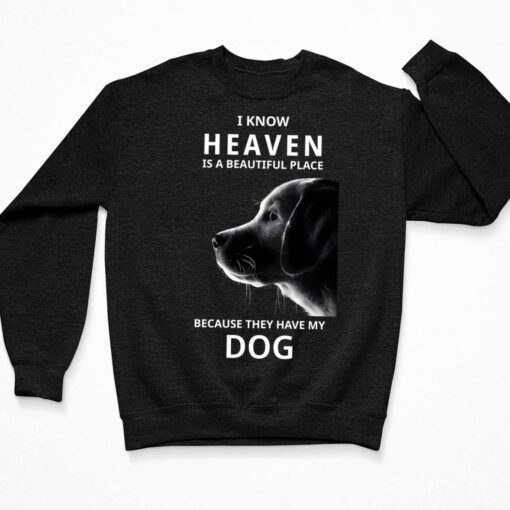 Keanu Reeves I Know Heaven Is A Beautiful Place Because They Have My Dog Shirt $19.95
