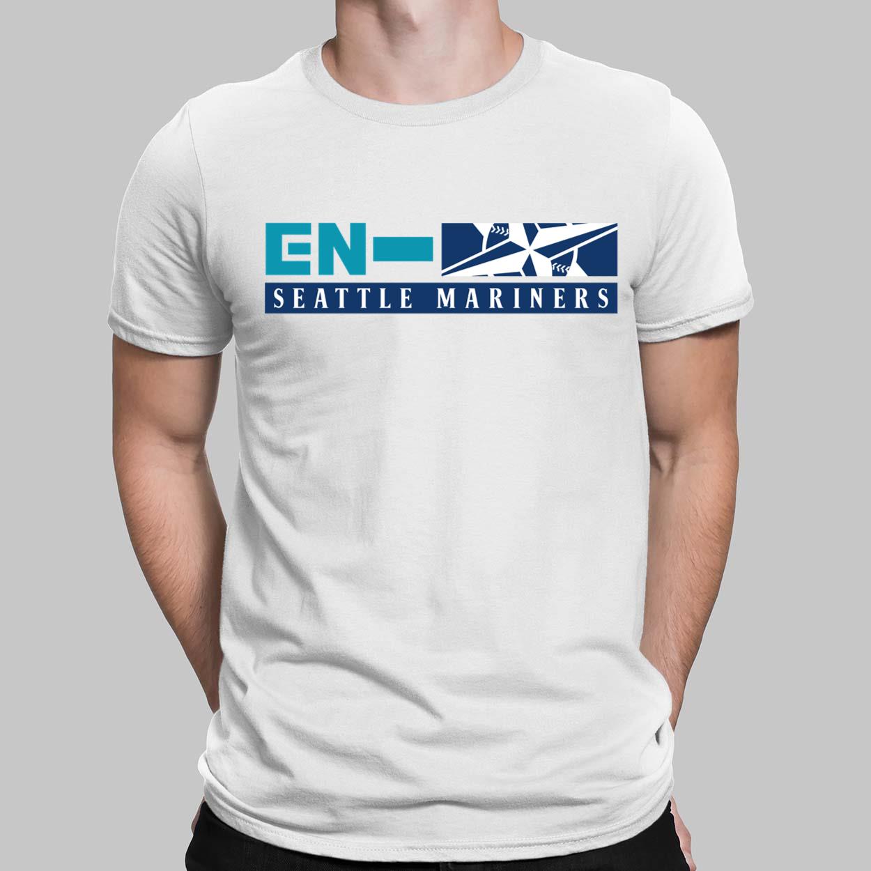 ENHYPEN アメリカ限定　SEATTLE MARINERS Tシャツ S Enhypen Seattle Mariner Shirt - Lelemoon