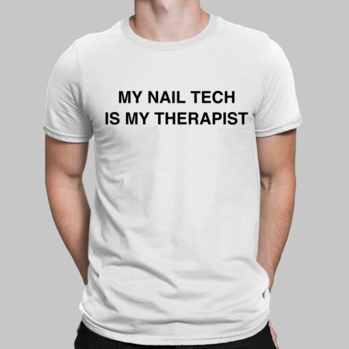 Machine Gun Kelly My Nail Tech Is My Therapist Shirt $19.95
