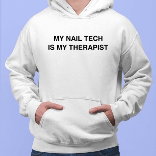 Machine Gun Kelly My Nail Tech Is My Therapist Shirt $19.95