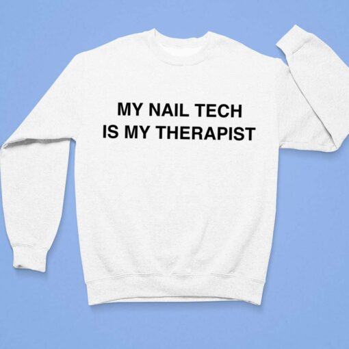 Machine Gun Kelly My Nail Tech Is My Therapist Shirt $19.95