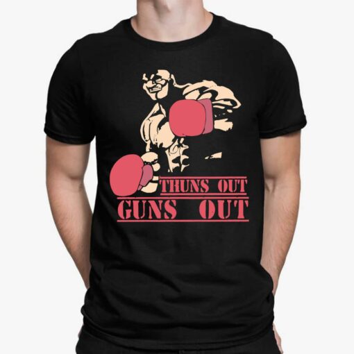 Mike Tyson Thuns Out Guns Out Shirt $19.95