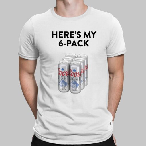 Patrick Mahomes Coors Light Heres My 6-Pack Shirt $19.95