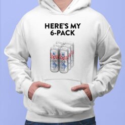Patrick Mahomes Coors Light Heres My 6-Pack Shirt $19.95