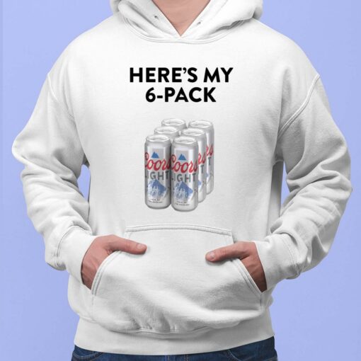 Patrick Mahomes Coors Light Heres My 6-Pack Shirt $19.95