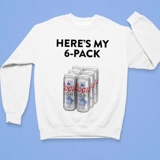 Patrick Mahomes Coors Light Heres My 6-Pack Shirt $19.95