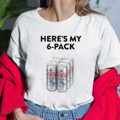Patrick Mahomes Coors Light Heres My 6-Pack Shirt $19.95