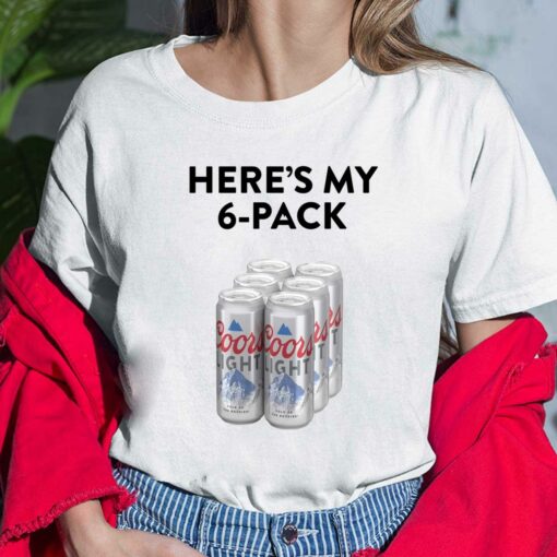 Patrick Mahomes Coors Light Heres My 6-Pack Shirt $19.95