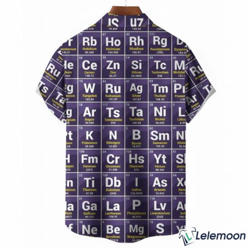 Periodic Table Of Elements Casual Short Sleeve Shirt $36.95