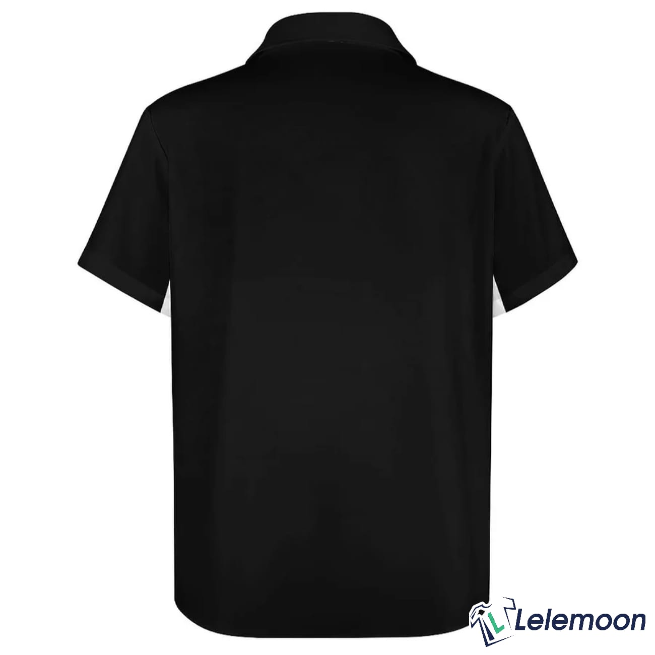Vintage 50s Style Black Orange Classic Bowling Shirt Short Sleeve Shirt ...
