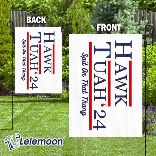 Hawk Tuah 24 Spit On That Thang FlagFlag Garden $30.95