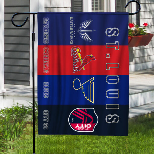Battlehawks Cardinal Blues City SC Flag $30.95