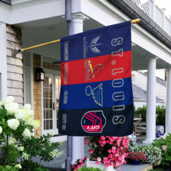 Battlehawks Cardinal Blues City SC Flag $30.95