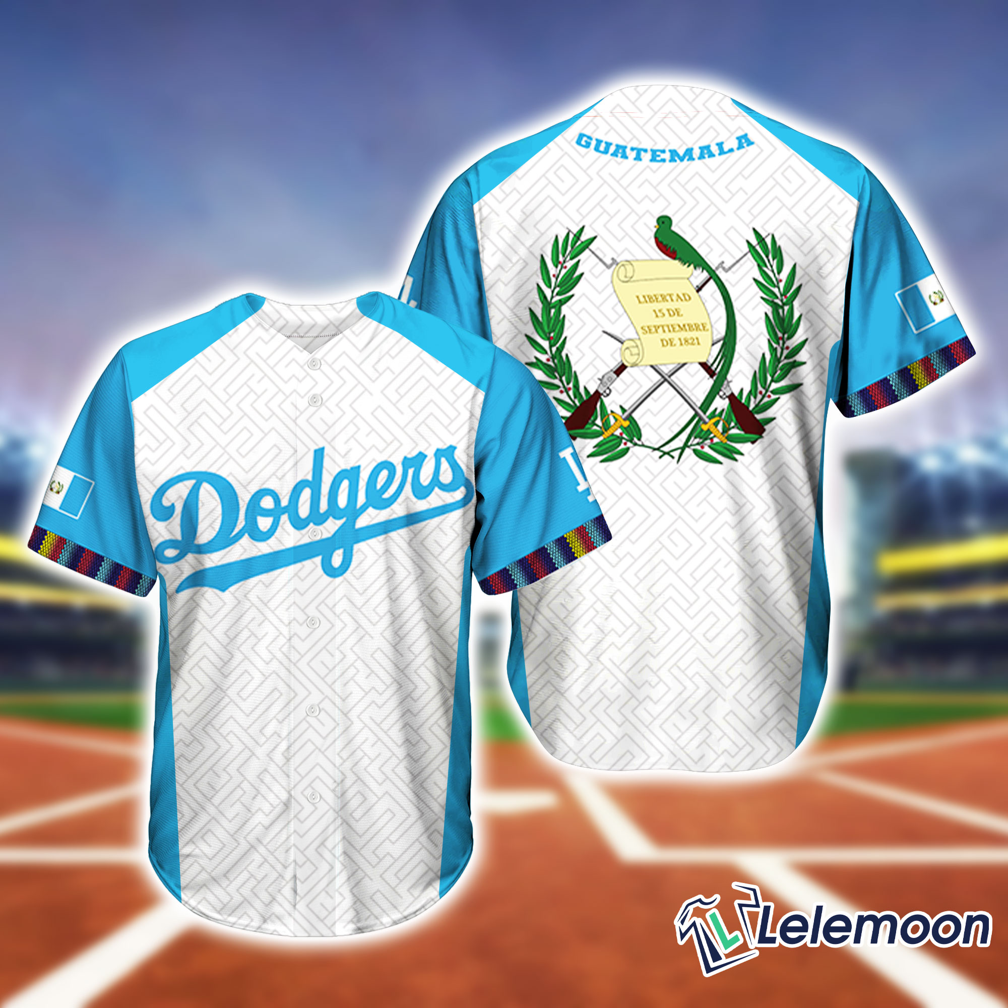 Dodger Guatemalan Heritage Night Jersey Giveaway 2024 Lelemoon