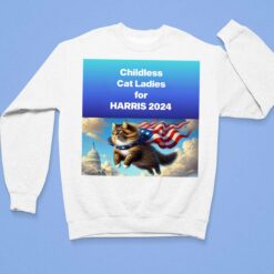 Childless For Cat Ladies For Harris 2024 Shirt $19.95