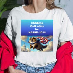 Childless For Cat Ladies For Harris 2024 Shirt $19.95