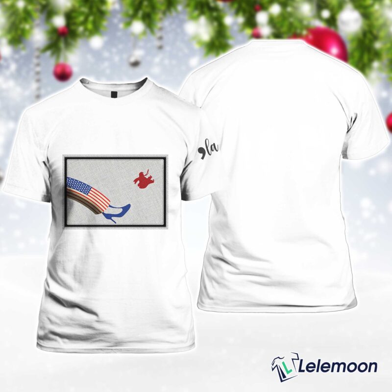 Women's Comma La and Red Hat Anti-MAGA Print V-Neck T-Shirt Women's Comma La and Red Hat Anti-MAGA Print V-Neck T-Shirt $30.95