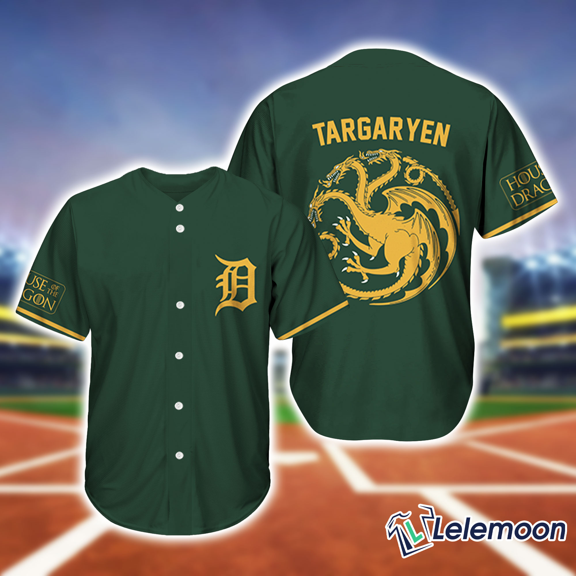 GREEN Tiger House of the Dragon Jersey Giveaway 2024 GREEN Tiger House of the Dragon Jersey Giveaway 2024 $36.95