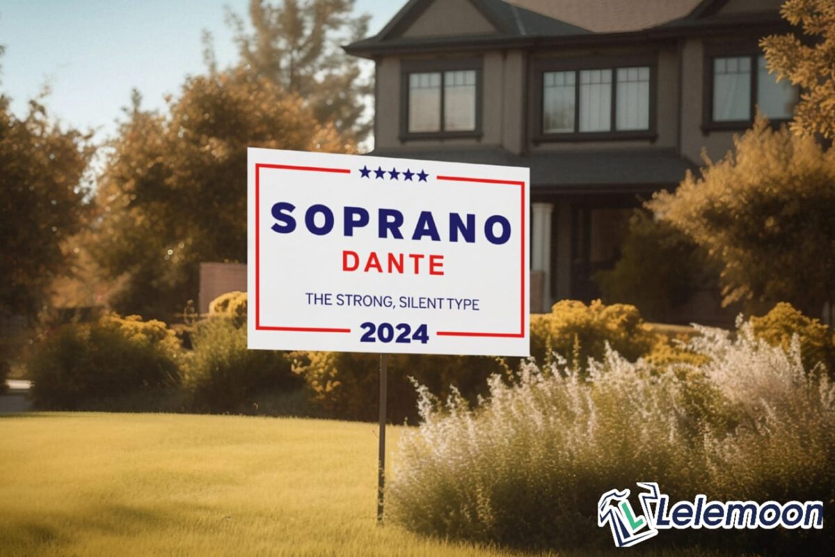 Soprano Dante The Strong Silent Type 2024 Yard Sign Soprano Dante The Strong Silent Type 2024 Yard Sign $39.99
