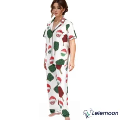 Christmas Pickleball Satin Pajama Set $49.95
