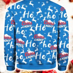Coors Light Christmas Hohoho Reindeer Pattern Ugly Sweater Coors Light Christmas Hohoho Reindeer Pattern Ugly Sweater $41.95