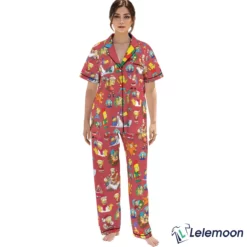 Bart Simpson Santa Christmas Pajamas Set