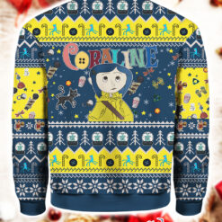 Coraline Welcome Home Ugly Christmas Sweater $41.95