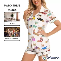 Corgi Funny Pajama Set