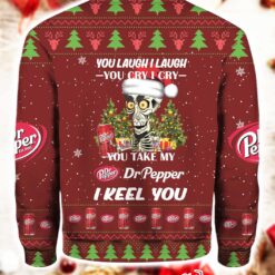 Dr Pepper I Keel You Funny Ugly Christmas Sweater $41.95