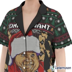 Ho Ho Holy Schnikes Chris Farley Button Down Pajamas Set $49.95